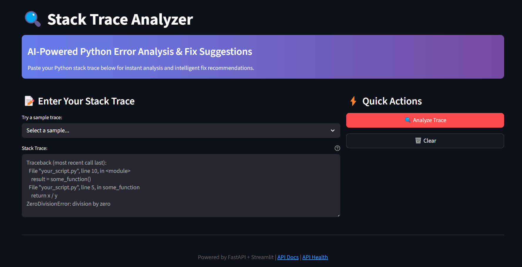 Stack Trace Analyzer